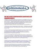 INP 100 LATEST COMPREHENSIVE QUESTIONS AND ANSWERS SURE A&period;pdf