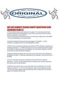 INP 100 CORRECT EXAMS SCRIPT QUESTIONS AND ANSWERS SURE A&period;pdf