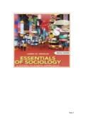 TEST BANK FOR Essentials of Sociology&colon; A Down to Earth Approach 14th Edition by James M&period; Henslin ISBN&colon; 978-0137873739 COMPLETE GUIDE ALL CHAPTERS COVERED 100&percnt; VERIFIED A&plus; GRADE ASSURED&excl;&excl;&excl;&excl;&excl;NEW LATEST UPDATE&excl;&excl;&excl;&excl;