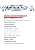 DCF CHILD ABUSE CAAN UPDATED CORRECT QUESTIONS AND ANSWERS SURE A&period;pdf
