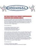 DCF CHILD ABUSE CAAN CORRECT COMPREHENSIVE QUESTIONS AND ANSWERS