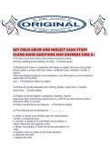 DCF CHILD ABUSE AND NEGLECT CAAN STUDY EXAMS GUIDE QUESTIONS AND ANSWERS SURE