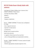 NU 327 Patho Exam 4 Study Guide with answers&comma;