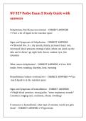 NU 327 Patho Exam 2 Study Guide with answers&comma;