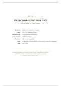 PHY 150 PROJECT ONE SUPPLY DROP PLAN &vert; 2026 UPDATE &vert; WITH COMPLETE SOLUTIONS - SNHU&period;