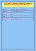 NR 565 Advanced Pharmacology Fundamentals final Exam - 200&NewLine;Questions and Answers Already Graded A&plus; Premium Exam&NewLine;Tested And Verified