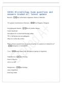 102B1 Microbiology Exam questions and&NewLine;answers Graded A&plus;&vert; latest update