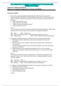 Chapter 01 Health and Wellness Potter Canadian Fundamentals Nursing 6th Ed