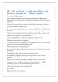 ABI 103 Midterm 3 Exam questions and&NewLine;answers Graded A&plus;&vert; latest update&NewLine;Overview of AA Metabolism&NewLine;body is unable to store amino acids&comma; instead it produces pools that are used&NewLine;endogenously&period; In skeletal muscle activity&comma; proteins undergo turnover that lead