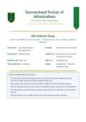 ISA Arborist Certification Exam &lpar;Latest 2026&sol;2027 Update&rpar; &vert; Complete Q&A with Verified Answers and Detailed Rationales &vert; Certified Arborist Test Prep &vert; A&plus; Graded &vert; International Society of Arboriculture