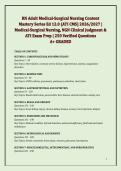 RN Adult Medical-Surgical Nursing Content Mastery Series Ed 12&period;0 &lpar;ATI CMS&rpar; 2026&sol;2027 &vert;&NewLine;Medical-Surgical Nursing&comma; NGN Clinical Judgment & ATI Exam Prep &vert; 250 Verified Questions&NewLine;A&plus; GRADED&NewLine;