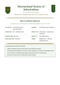 ISA Certified Arborist Exam &lpar;Latest 2026&sol;2027 Update&rpar; &vert; Complete Q&A with Verified Answers and Detailed Rationales &vert; Tree Biology&comma; Pruning&comma; Soil Science&comma; Risk Assessment&comma; Safety &vert; A&plus; Graded