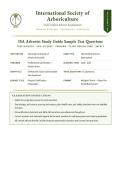 ISA Arborist Certification Sample Test Questions &lpar;Latest 2026&sol;2027 Update&rpar; &vert; Complete Q&A with Verified Answers and Detailed Rationales &vert; Tree Biology&comma; Pruning&comma; Soil Science&comma; Risk Assessment &vert; A&plus; Graded