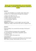 RELIAS ADVANCED DYSRHYTHMIA EXAM B QUESTIONS  AND CORRECT ANSWERS WITH RATIONALES GRADED A&plus;  LATEST