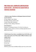 PRO TOOLS 201&colon; COMPLETE CERTIFICATION EXAM GUIDE &ndash; 200 PRACTICE QUESTIONS & VERIFIED ANSWERS