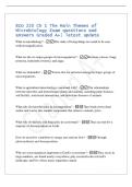 BIO 220 Ch 1 The Main Themes of&NewLine;Microbiology Exam questions and&NewLine;answers Graded A&plus;&vert; latest update&NewLine;What is microbiology&quest; - The study of living things too small to be seen&NewLine;without magnification&period;&NewLine;What are the six major groups of microorganisms&quest; - Bacteri