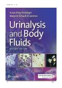 TEST BANK FOR Urinalysis and Body Fluids Seventh Edition by Susan King Strasinger&comma; Marjorie Schaub Di Lorenzo ISBN&colon; 978-0803675827 COMPLETE GUIDE ALL CHAPTERS COVERED 100&percnt; VERIFIED A&plus; GRADE ASSURED&excl;&excl;&excl;&excl;&excl;NEW LATEST UPDATE&excl;&excl;&excl;&excl;&excl;