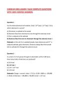 CHEM134 C003 LESSON 7 QUIZ COMPLETE QUESTIONS WITH 100&percnt; VERIFIED ANSWERS