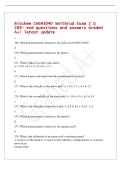 Biochem CHEM3040 Smithrud Exam 2 Q&NewLine;269- end questions and answers Graded&NewLine;A&plus;&vert; latest update&NewLine;c&NewLine;269&period; Which potentiometric titration is for acetic acid &lpar;CH3CO2H&rpar;&quest;&NewLine;d&NewLine;270&period; Which potentiometric titration is for lysine &quest;&NewLine;b&NewLine;271&period; What is pKa for lysine