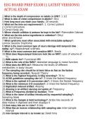 EEG Board Prep Exam 2 Latest Versions Actual Exam Questions and Verified Answers&NewLine;