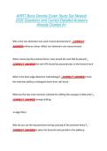 ARRT Bone Density Exam Study Set Newest &NewLine;2026 Questions and Correct Detailed Answers &NewLine;Already Graded A&plus; 