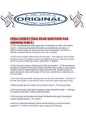 CPMA CORRECT FINAL EXAM QUESTIONS AND ANSWERS SURE A&period;pdf