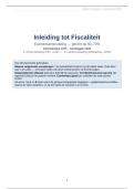 Examensamenvatting Inleiding tot Fiscaliteit &lpar;11&sol;20 door maar 2 dagen te studeren&excl;&rpar;&vert; KUL &vert; 2025&sol;26