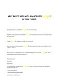 NBCE PART 3 WITH WELL ELABORATED ANSWERS &NewLine;ACTUAL EXAM&excl;&excl;&excl;