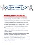 NICET LEVEL 1 HIGHWAY CONSTRUCTION CORRECT QUESTIONS AND ANSWERS SURE A&period;pdf