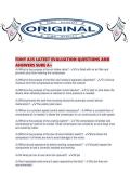 FDNY A35 LATEST EVALUATION QUESTIONS AND ANSWERS SURE A&period;pdf