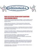 FDNY A35 ACTUAL EXAMS SCRIPT QUESTIONS AND ANSWERS SURE A&period;pdf