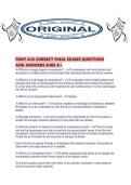 FDNY A35 CORRECT FINAL EXAMS QUESTIONS AND ANSWERS SURE A&period;pdf