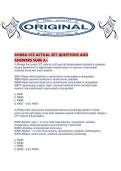 AHIMA CCS ACTUAL SET QUESTIONS AND ANSWERS SURE A&period;pdf