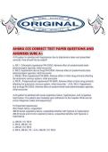 AHIMA CCS CORRECT TEST PAPER QUESTIONS AND ANSWERS SURE A&period;pdf