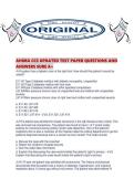 AHIMA CCS UPDATED TEST PAPER QUESTIONS AND ANSWERS SURE A&period;pdf
