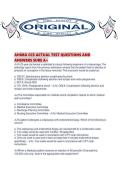 AHIMA CCS ACTUAL TEST QUESTIONS AND ANSWERS SURE A&period;pdf