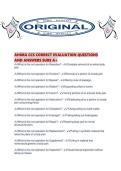 AHIMA CCS CORRECT EVALUATION QUESTIONS AND ANSWERS SURE A&period;pdf