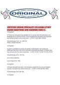 CERTIFIED CODING SPECIALIST CCS AHIMA STUDY EXAMS QUESTIONS AND ANSWERS SURE A&period;pdf