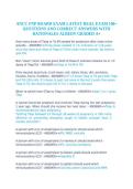 ANCC FNP Board Exam Latest Real Exam 100&plus; Questions and Correct Answers With Rationales&NewLine;