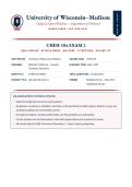 CHEM 104&sol; CHEM104 Module 2 Exam &lpar;Latest 2026&sol;2027 Update&rpar; &vert; Complete Exam Questions with Verified Answers and Detailed Rationales &vert; Acid-Base Chemistry&comma; Equilibrium&comma; pH&comma; Buffers&comma; Titrations &vert; A&plus; Graded