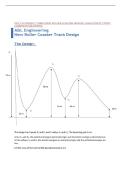 PHY 150 PROJECT THREE NEW ROLLER COASTER DESIGN &vert; 2026 UPDATE &vert; WITH COMPLETE SOLUTIONS&period;