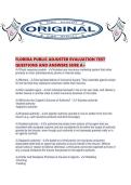 FLORIDA PUBLIC ADJUSTER EVALUATION TEST QUESTIONS AND ANSWERS SURE A&period;pdf