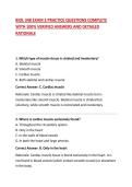 BIOL 348 EXAM 2 PRACTICE QUESTIONS COMPLETE WITH 100&percnt; VERIFIED ANSWERS AND DETAILED RATIONALE
