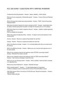 ACC 200 EXAM 1 QUESTIONS WITH VERIFIED ANSWERS