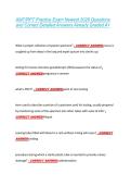 AMT&sol;RPT Practice Exam Newest 2026 Questions &NewLine;and Correct Detailed Answers Already Graded A&plus; 