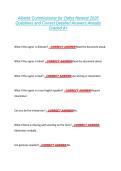 Alberta Commissioner for Oaths Newest 2026 &NewLine;Questions and Correct Detailed Answers Already &NewLine;Graded A&plus; 