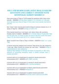 ANCC FNP Board Exam Latest Real Exam 100&plus; Questions and Correct Answers With Rationales&NewLine;