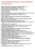 EEG Board Prep Exam 2 Latest Versions Actual Exam Questions and Verified Answers
