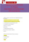 WGU C211 OA Global Economics for Managers Exam Questions and Verified Answers&NewLine;