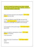 SEP FLIGHT ATTENDANT &lpar;AIR CANADA&rpar; ACTUAL EXAM &lpar;2 VERSIONS&rpar;&NewLine;WITH COMPLETE QUESTIONS AND CORRECT ANSWERS &vert; GRADED A&plus; &vert;&NewLine;LATEST UPDATE 2026&sol;2027 &vert;BRAND NEW&excl;&excl;